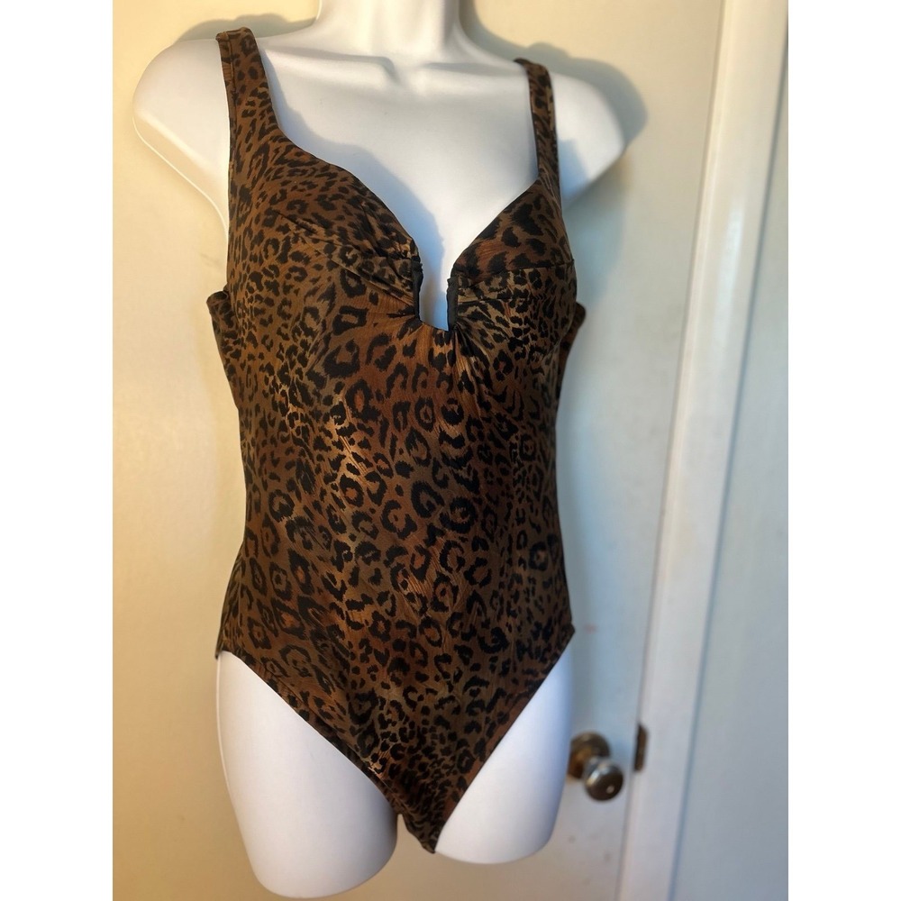 Women's Dotti one piece leopard style one piece size X/XL